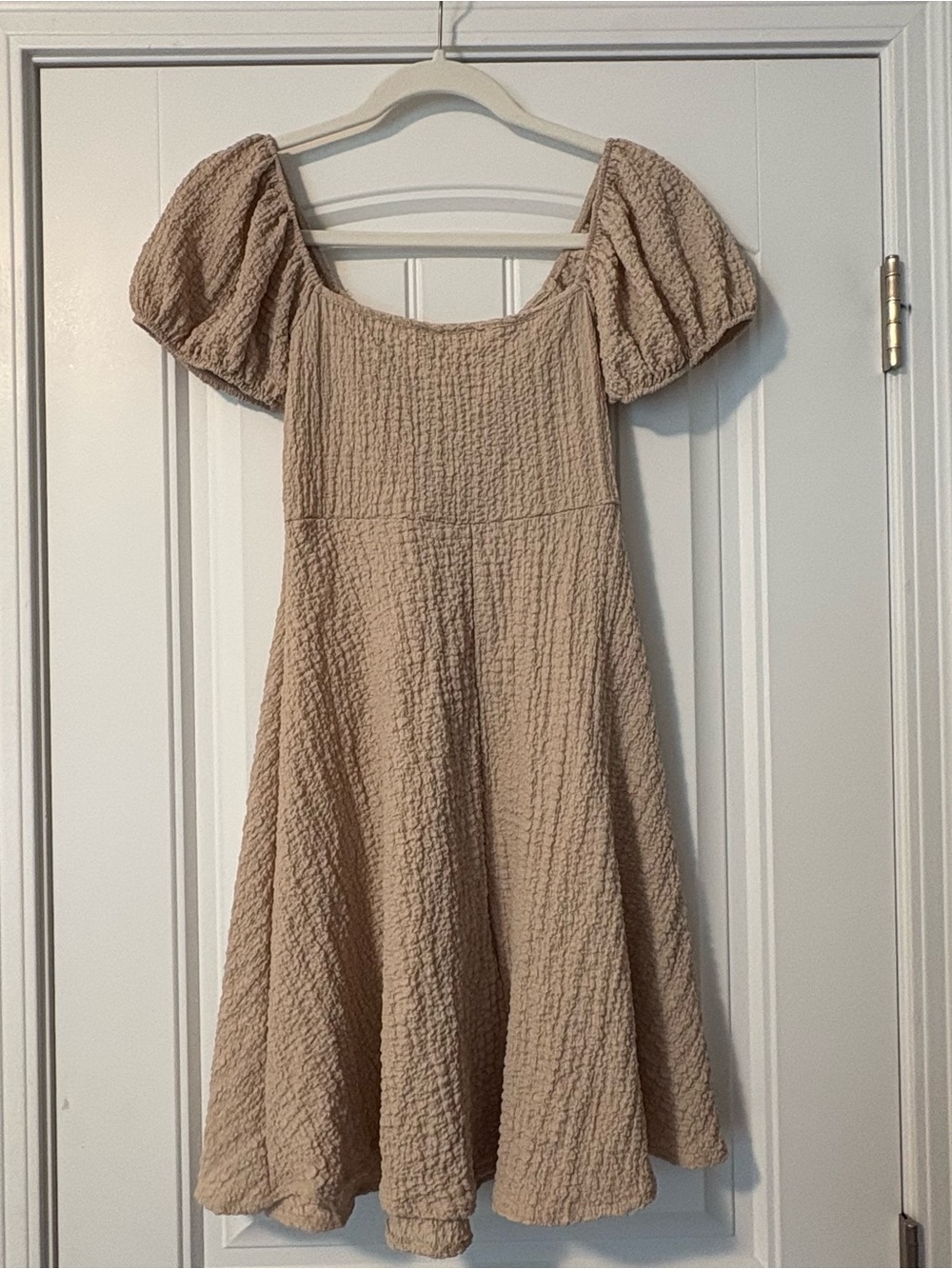 Jessica Simpson Puff Sleeve Midi Dress